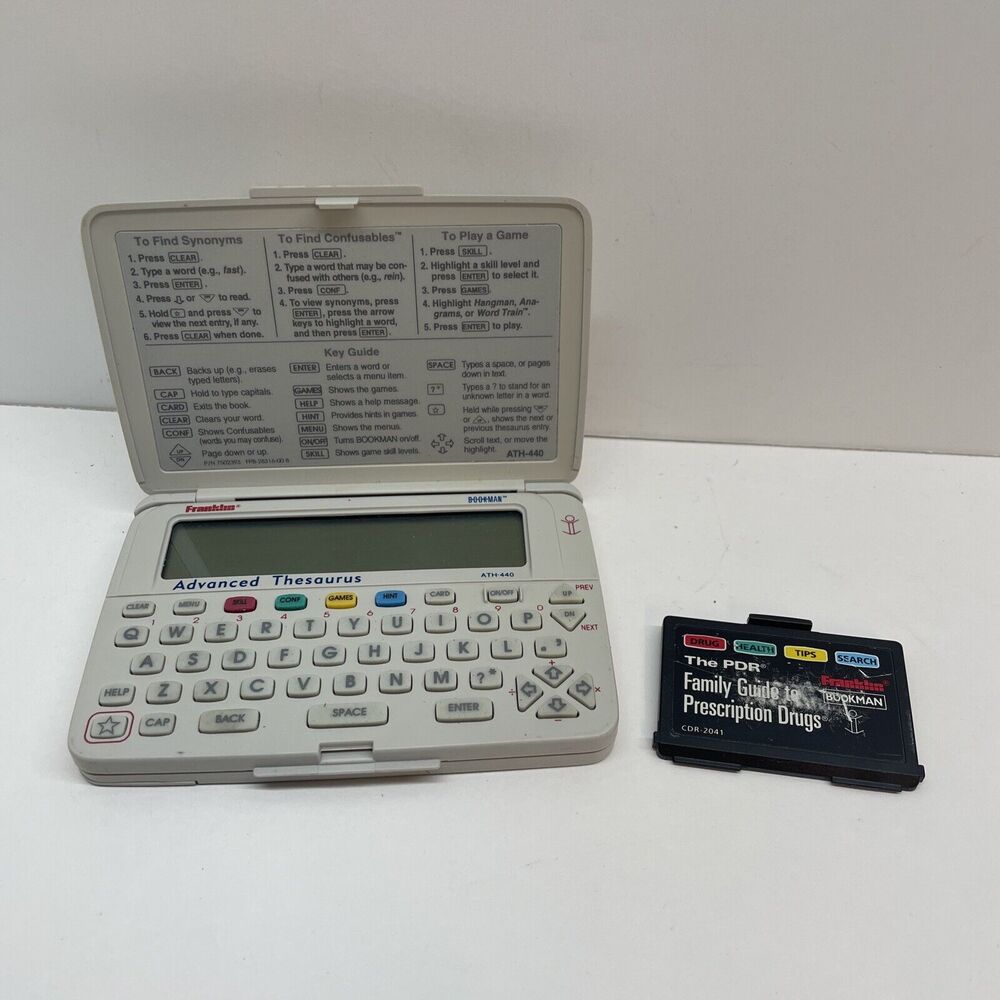 Franklin Bookman Advance‎ Thesaurus ATH-440 With CDR-2041